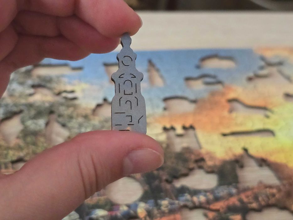 Puzzle Biciclete in Amsterdam - Lemn - 1010 piese