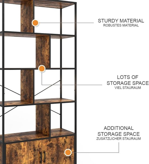 Шкаф за всекидневна/секция винтидж Vicco 7195