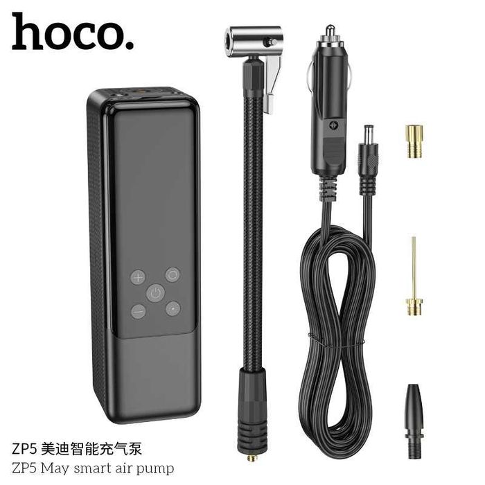Автомобильный насос Hoco ZP5 Smart Air Pump Inflation 12V