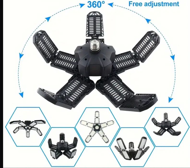 Мощна лампа за таван