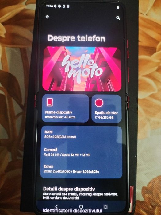 Motorola Razr 40 Ultra (flip) 256gb viva magenta