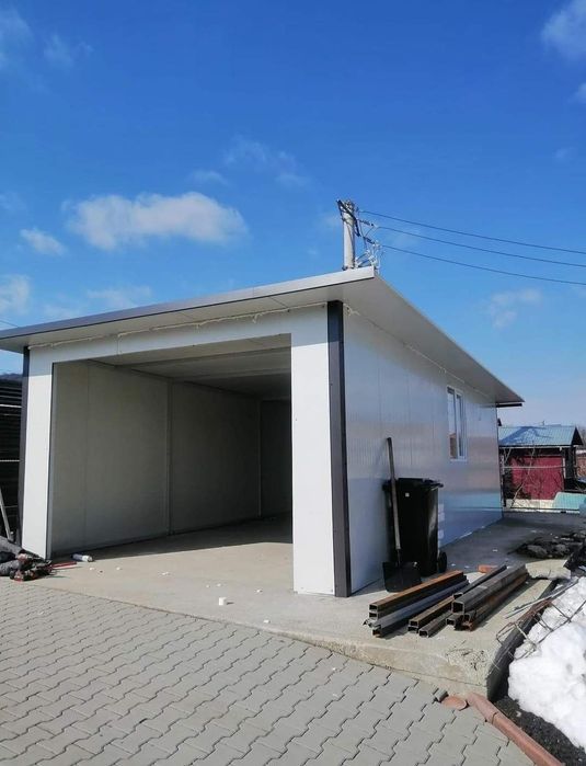 Vând garaj auto pe structură metalică