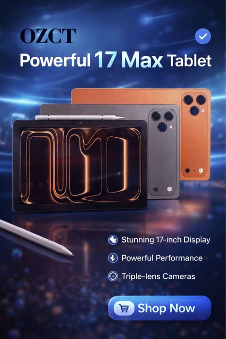 Планшет Power full 17 Max для игр для работы и фильмов высокое качеств