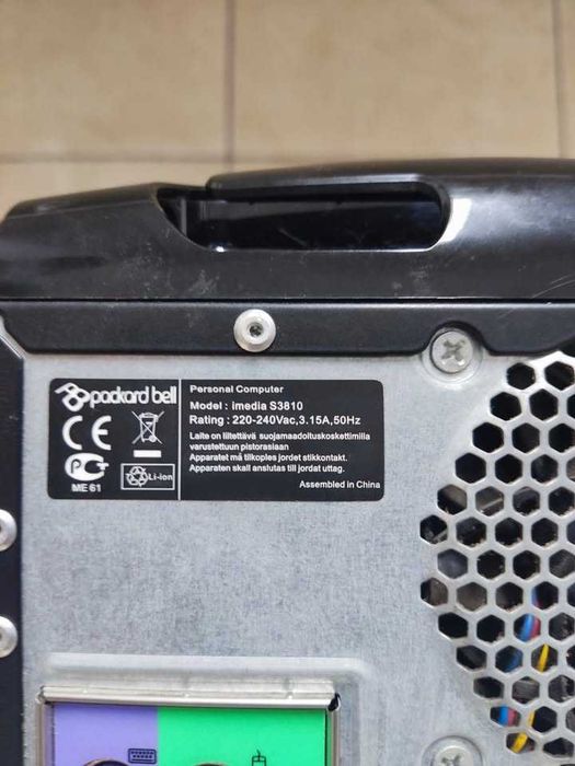Calculator Packard Bell Imedia S3810