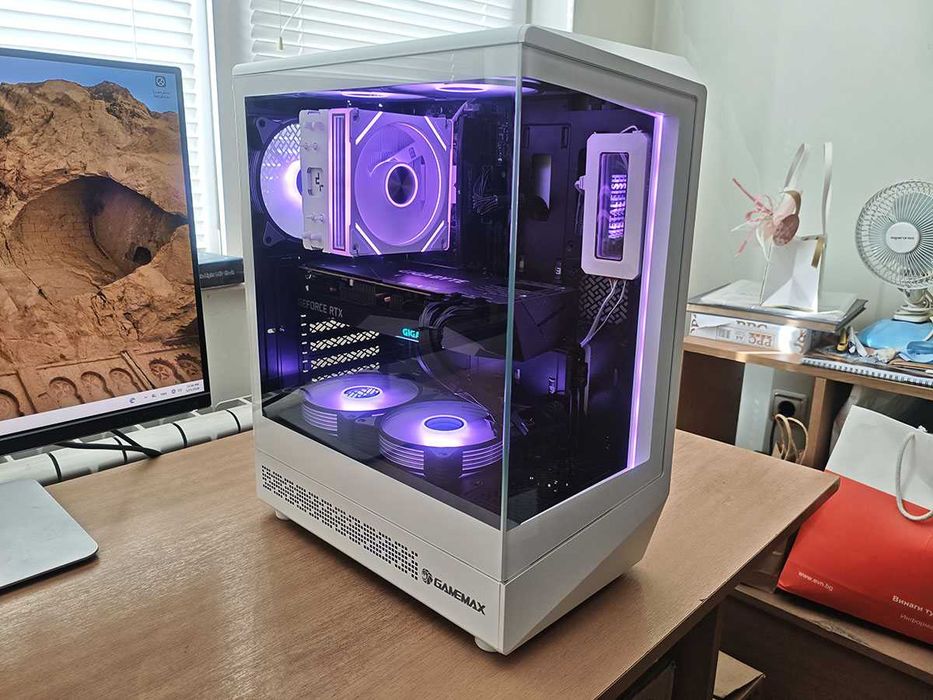 Геймърски компютър, Ryzen 7500F, Rtx 3060Ti, 1tb Nvme, 16gb DDR5