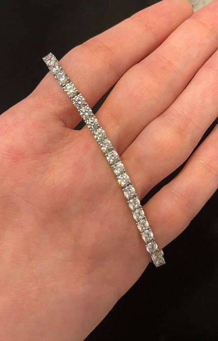 Brățară argint 925 sterling silver cu diamante