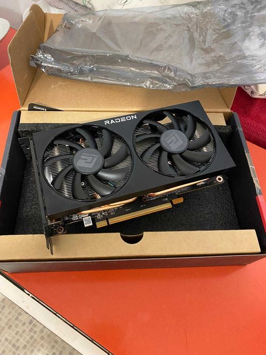 Placa video PowerColor RX6600 defecta