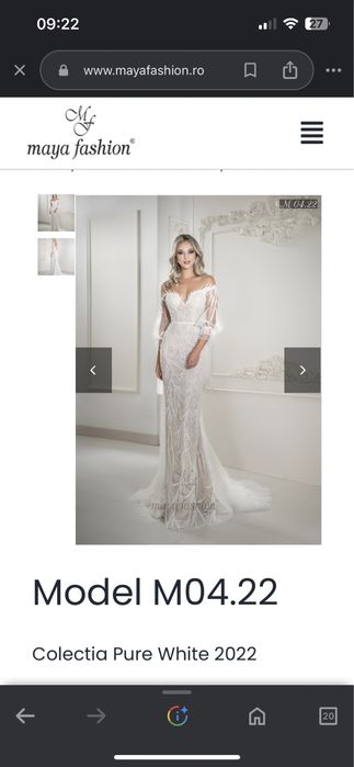 Rochie de mireasă Maya Fashion