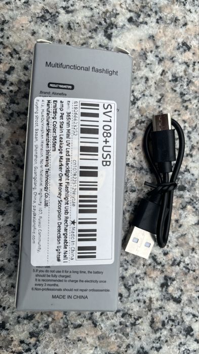 UV Фенер 365NM Alonefire