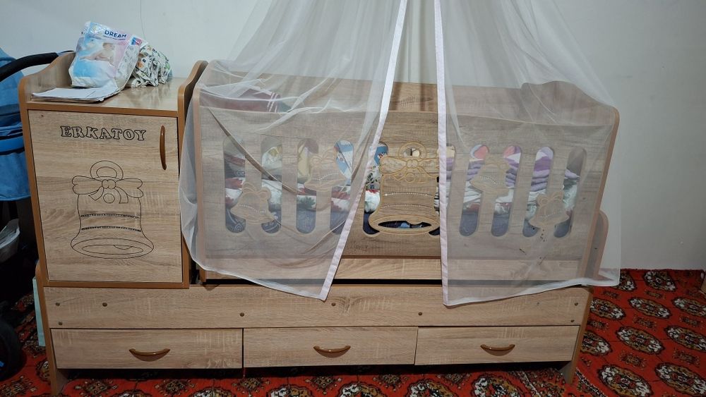 Беланчак,  спални, тумбочка 3в 1