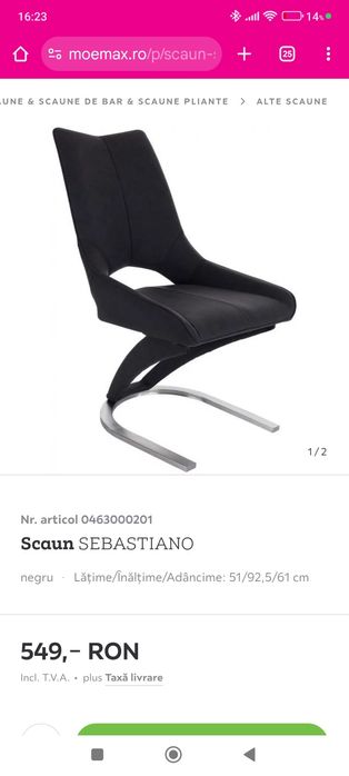 Masa extensibila Gama Luxury 90*76*160/180 lxhxL +scaune