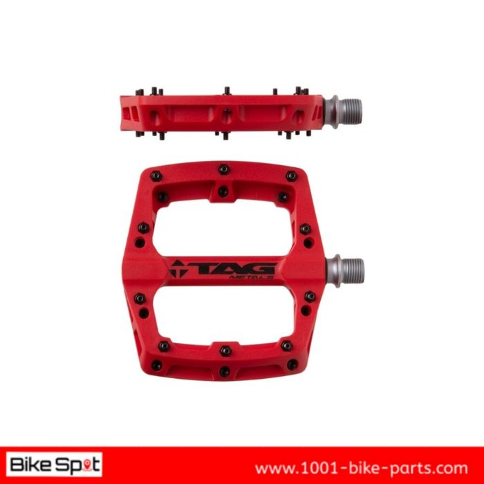 TAG T3 Pedals & T1 Braap Grips Bundle Red Сет Педали Грипове