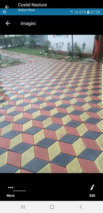 Producător pavaje si pavele - Model 10x10 COMBI pentru casa si gradina