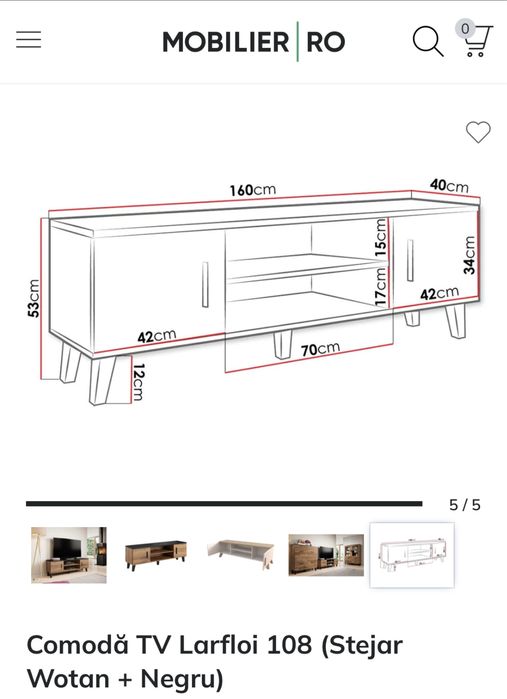 Vand comoda TV moderna-Mobilier1