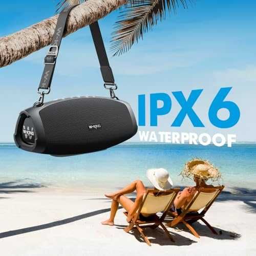 Bluetooth колонка W-KING X10 120W IPX6 42 часа