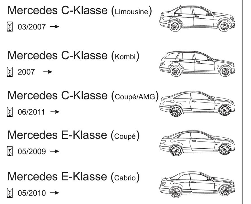 Теглич за Mercedes