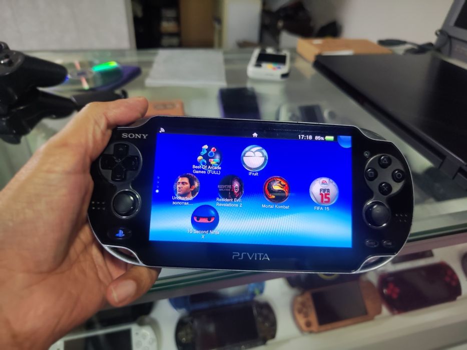 Psp vita 1000 black Oled экран