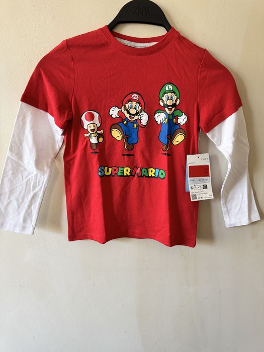 Super Mario блуза с дълъг ръкав C&A  116см.
