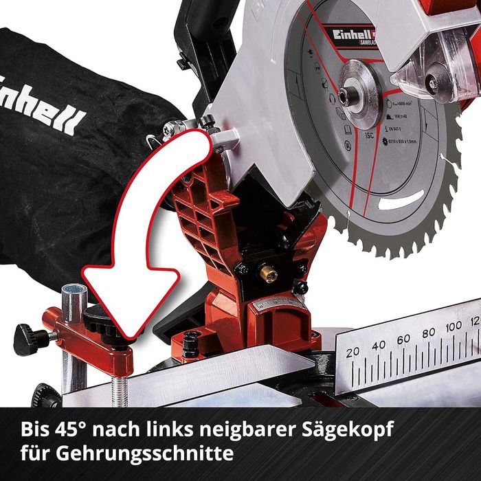 Акумулаторен циркуляр Einhell TE-MS 18/210 Li-Solo 3000 оборота