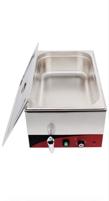 Bain Marie 1 GN1/1 cu robinet, de banc, 230V, 1,2kW