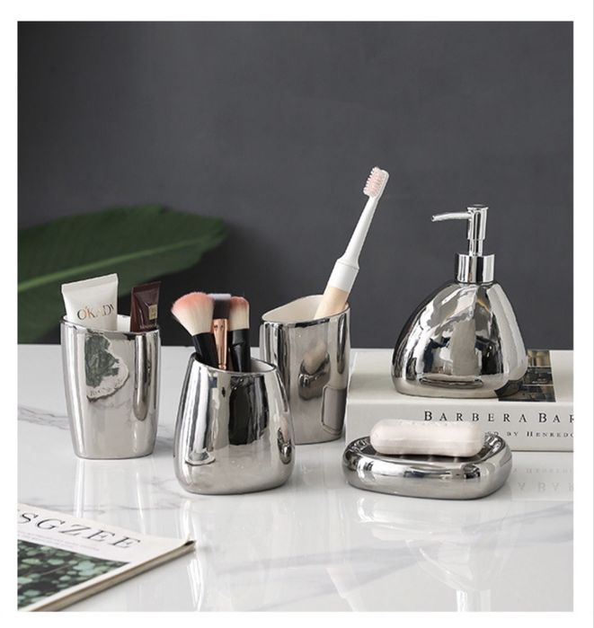 Набор аксессуаров для ванной комнаты 5 предметов