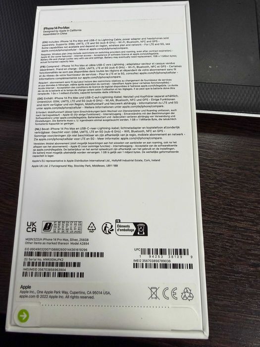 iPhone 14 pro Max 256 gb