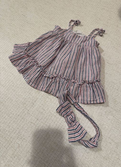 Летни дрехи за момиче в размер 56см