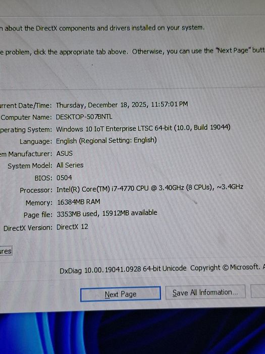 Calculator gaming i7 , 16 g ram, video de 4 gb dedicata