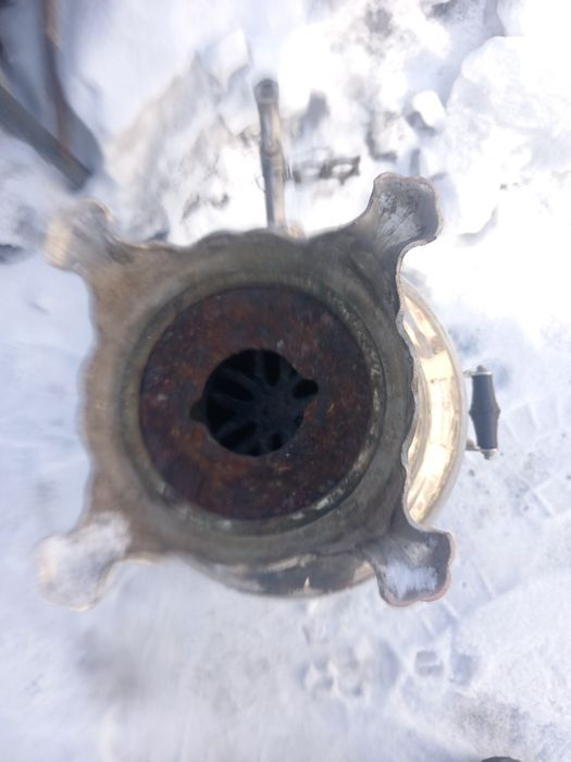 Самовар на углях на дровах