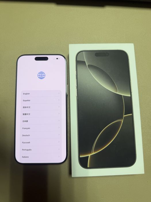 Продам iphone 16 pro max 256 gb