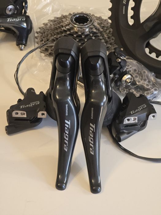 Shimano Hidraulic disc groupset 2x10 viteze cursiera gravel Tiagra