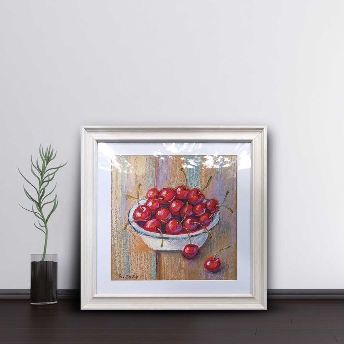 Картина в раме "Черешня", 29,5 х 29,5 см