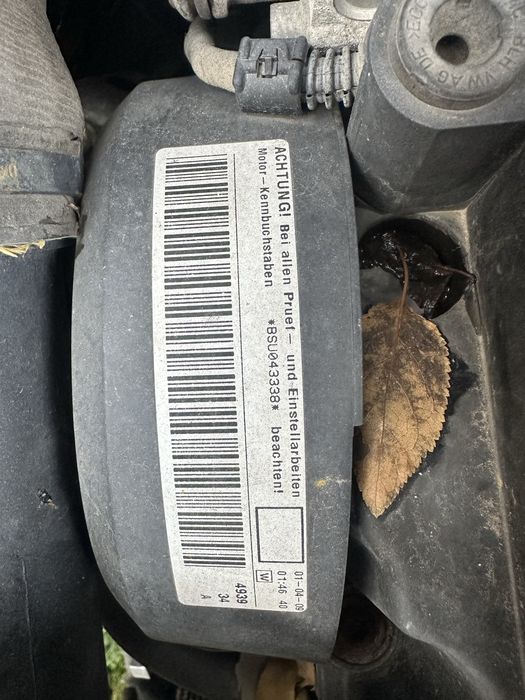 Piese VW Caddy motor 1,9 tdi :cod motor BSU