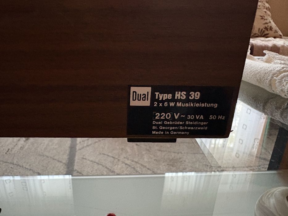 Pick-up Dual 1214 HS39 cu amplificator integrat