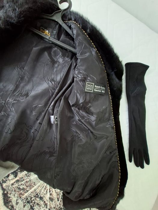 Норковая шуба очень красивая