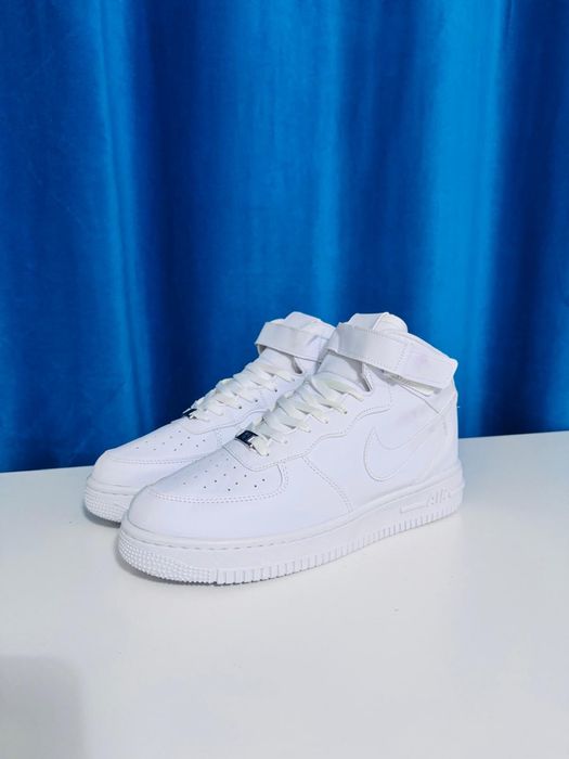 Ghete Nike AF1 Full White