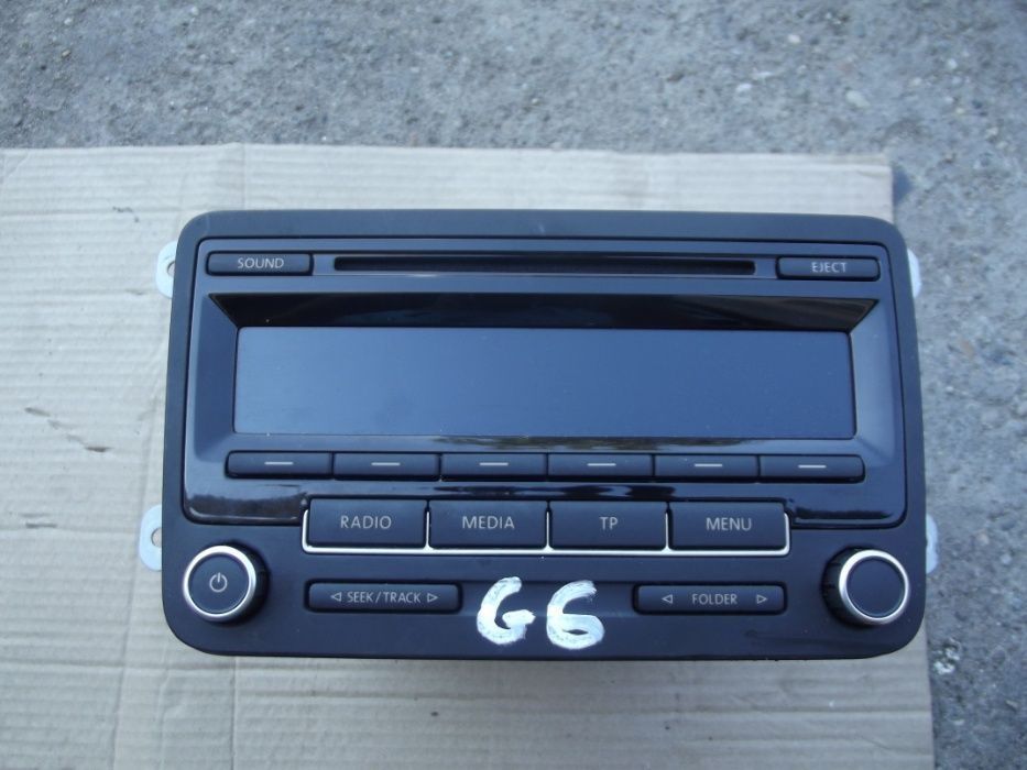 Radio CD VW Passat B7 Golf 6 Touran Caddy Jetta Eos dezmembrez Golf 6