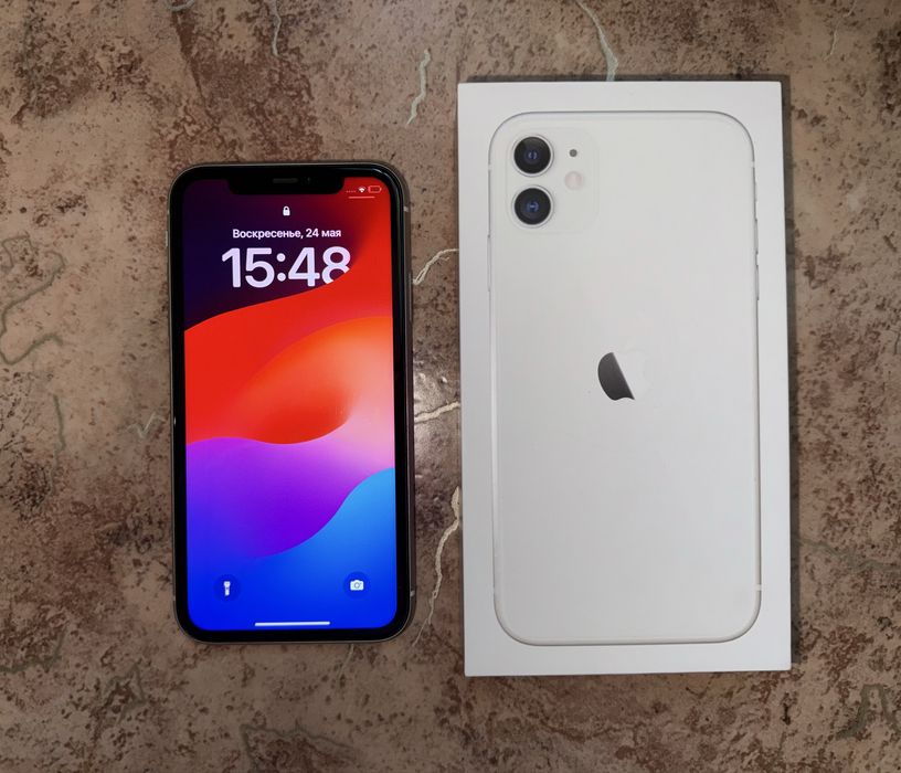 IPhone 11 64ГБ Белый | Хорошее состояние