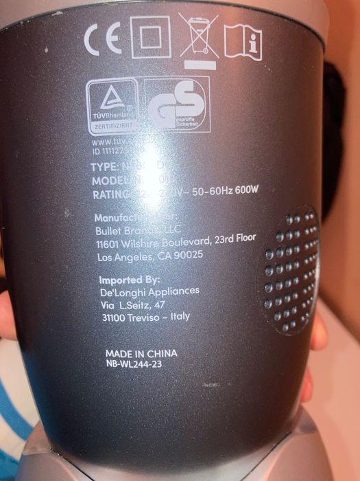 Nutribullet 600W – напълно работещ, много добро състояние