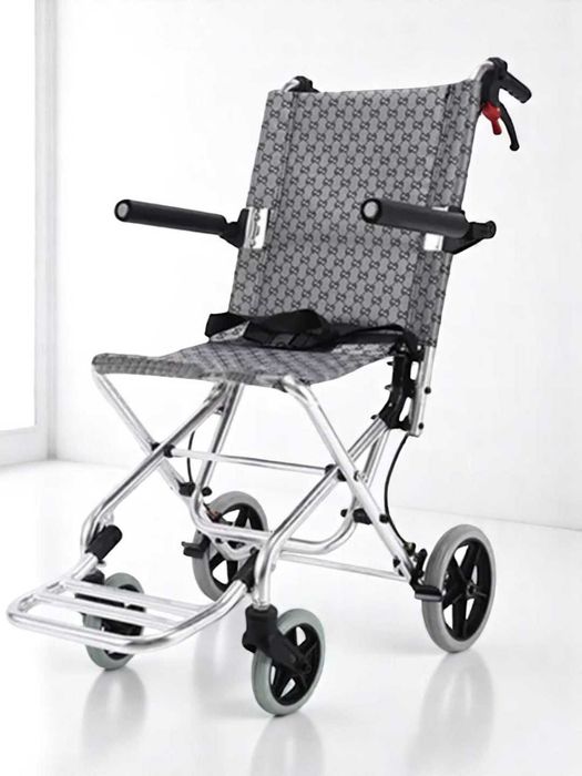 Механическая инвалидная Кресло-коляска с круглыми подлокотниками