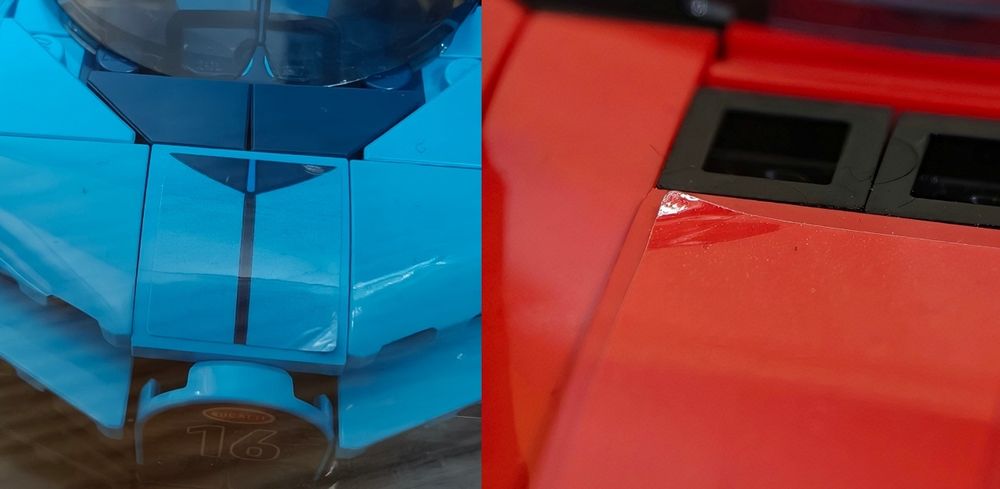 Set Lego Speed Champion (Bugatti, Ferrari, Back to the future)