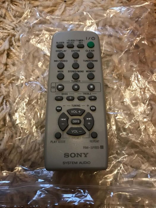 Дистанционно управление RM-SRB5 за аудио система, SONY MHC/HCD-RB5