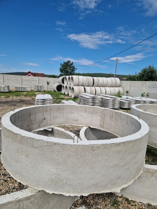 Tuburi din beton / oale de fântână/ bazine tuburi adâncire