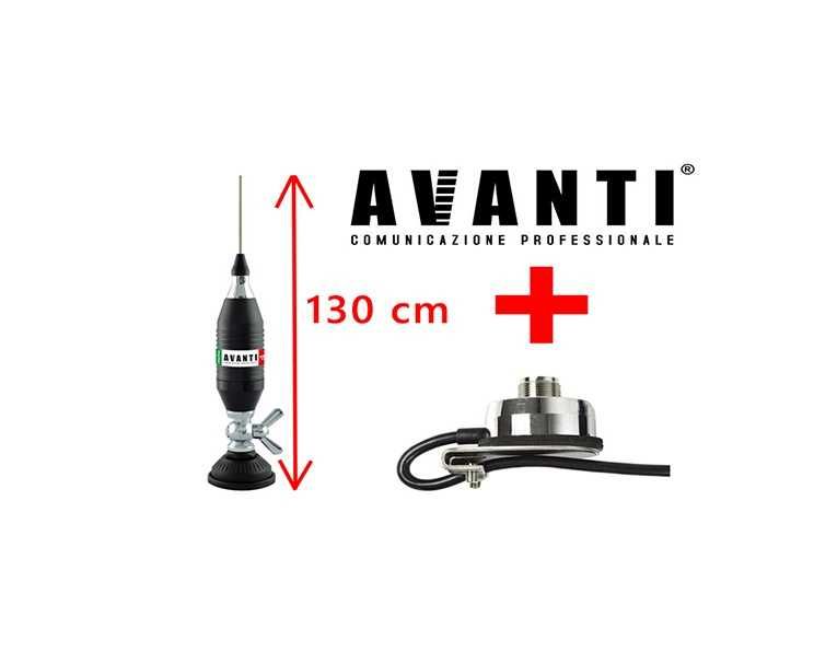 Antena Radio CB Fluture AVANTI 60cm 95cm 130cm Magnet Portbagaj