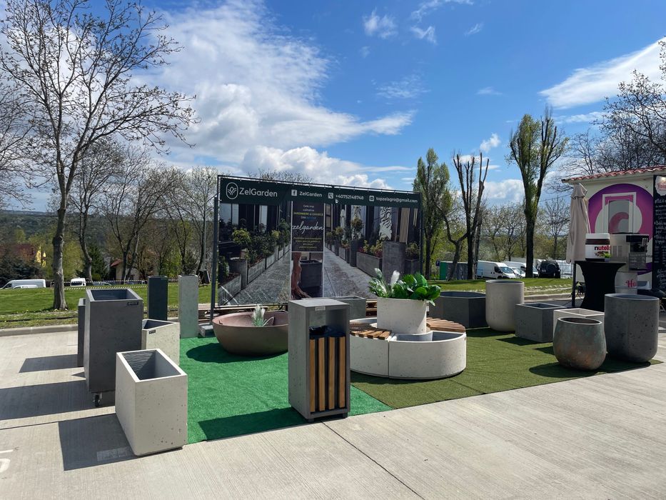 Ghivece și jardiniere beton