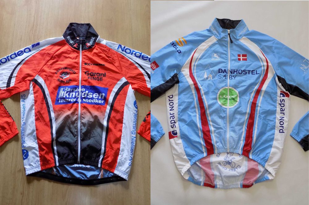 вело джърси xtreme/giordana горнище ветровка екип мъжко колоездене оригинал M/XL