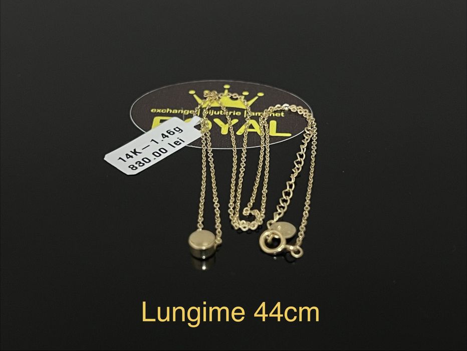 Bijuteria Royal CB : Lănțișor damă aur nou 14k 1,46gr