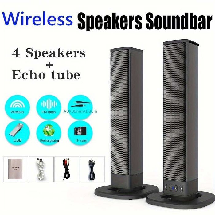 Компьютерные колонки трансформер 20W / Саундбар