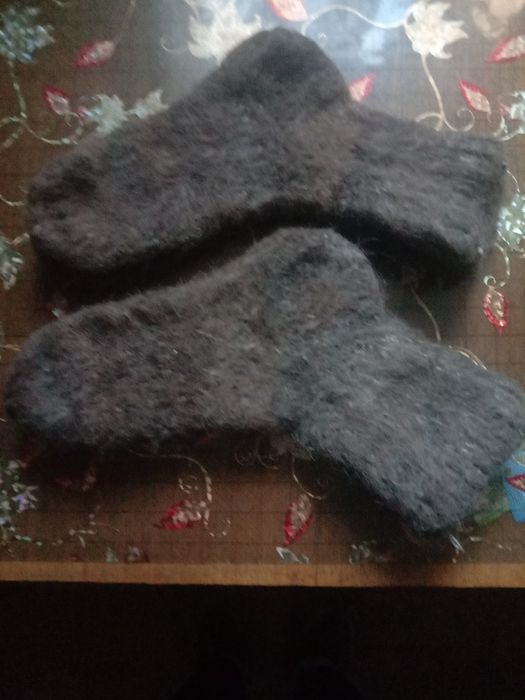 Носки из сабачей шерсти. Пришахтинск.