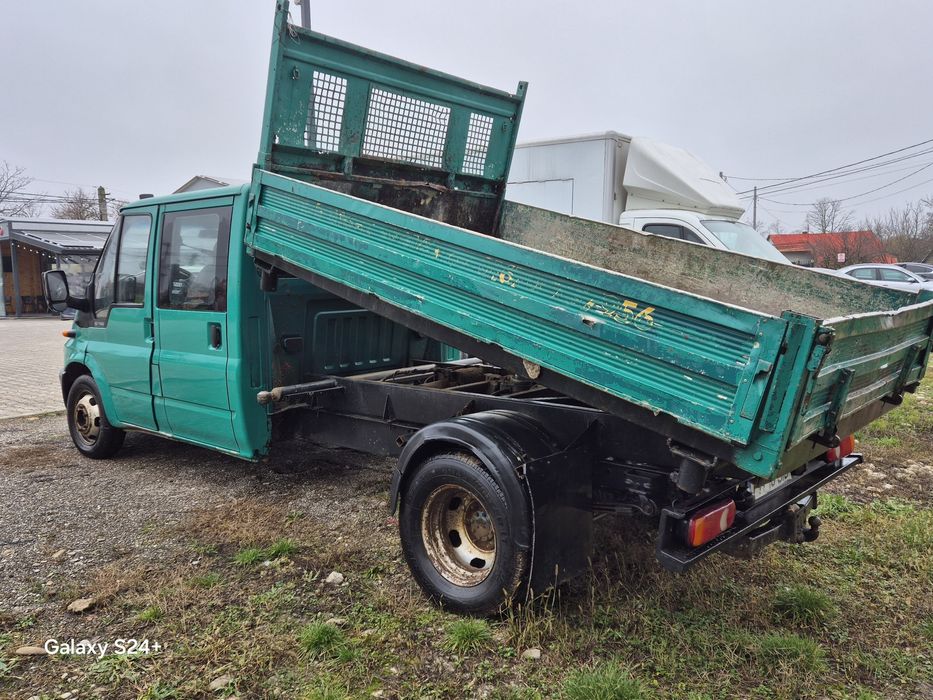 Ford Transit Basculabil 3 parti Cabină dubla Doka 6 locuri  2.4TDi